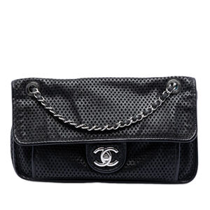 Pre-Loved Chanel Medium Perforated Lambskin Up In The Air Flap